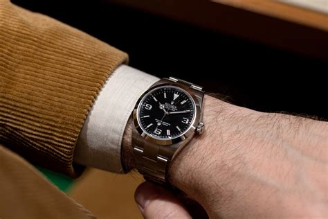 rolex explorer 36 on wrist